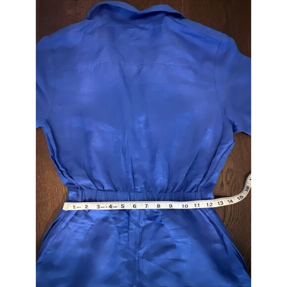Mixed Neptune Linen Jumpsuit Cobalt Blue Size XS EUC Retail $178 - Picture 10 of 12